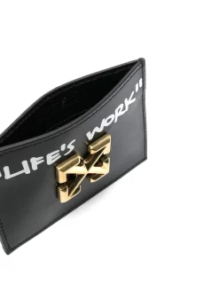 Women Off-White Quote-motif Cardholder -Off-White 19159812 43281146 1000