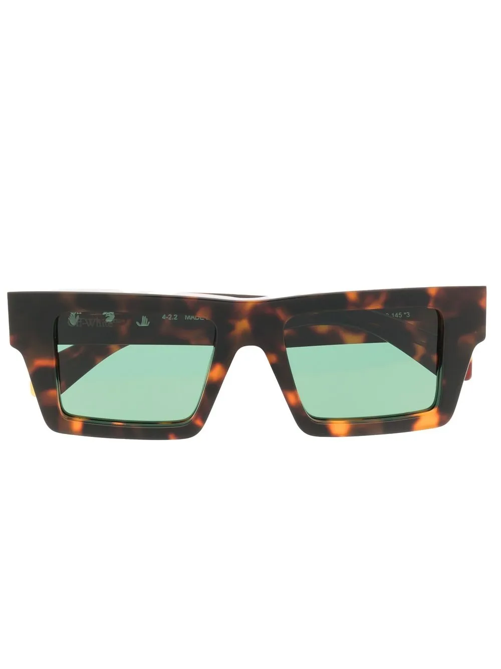 Women Off-White Nassau Square-frame Sunglasses 1 Women Off-White Nassau Square-frame Sunglasses
