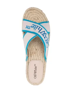 Women Off-White Bookish Criss-Cross Espadrille -Off-White 19295283 45147070 1000