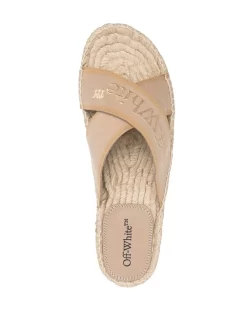 Women Off-White Bookish Criss-Cross Espadrille -Off-White 19295284 45147009 1000
