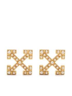 Women Off-White Pearl-embellished Earrings