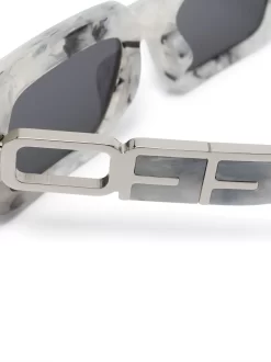 Women Off-White Boston Rectangle-frame Sunglasses -Off-White 19296134 44827028 1000