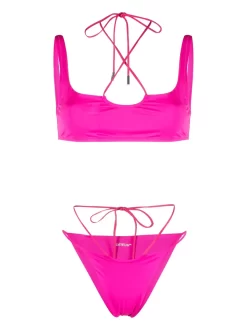 Women Off-White Logo-print Bikini