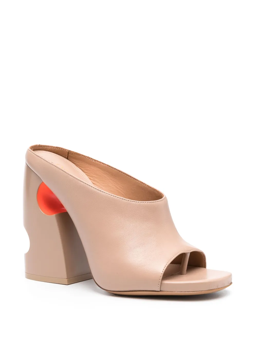 Women Off-White Pop Meteor 110mm Block Mules 2 Women Off-White Pop Meteor 110mm Block Mules - Image 2