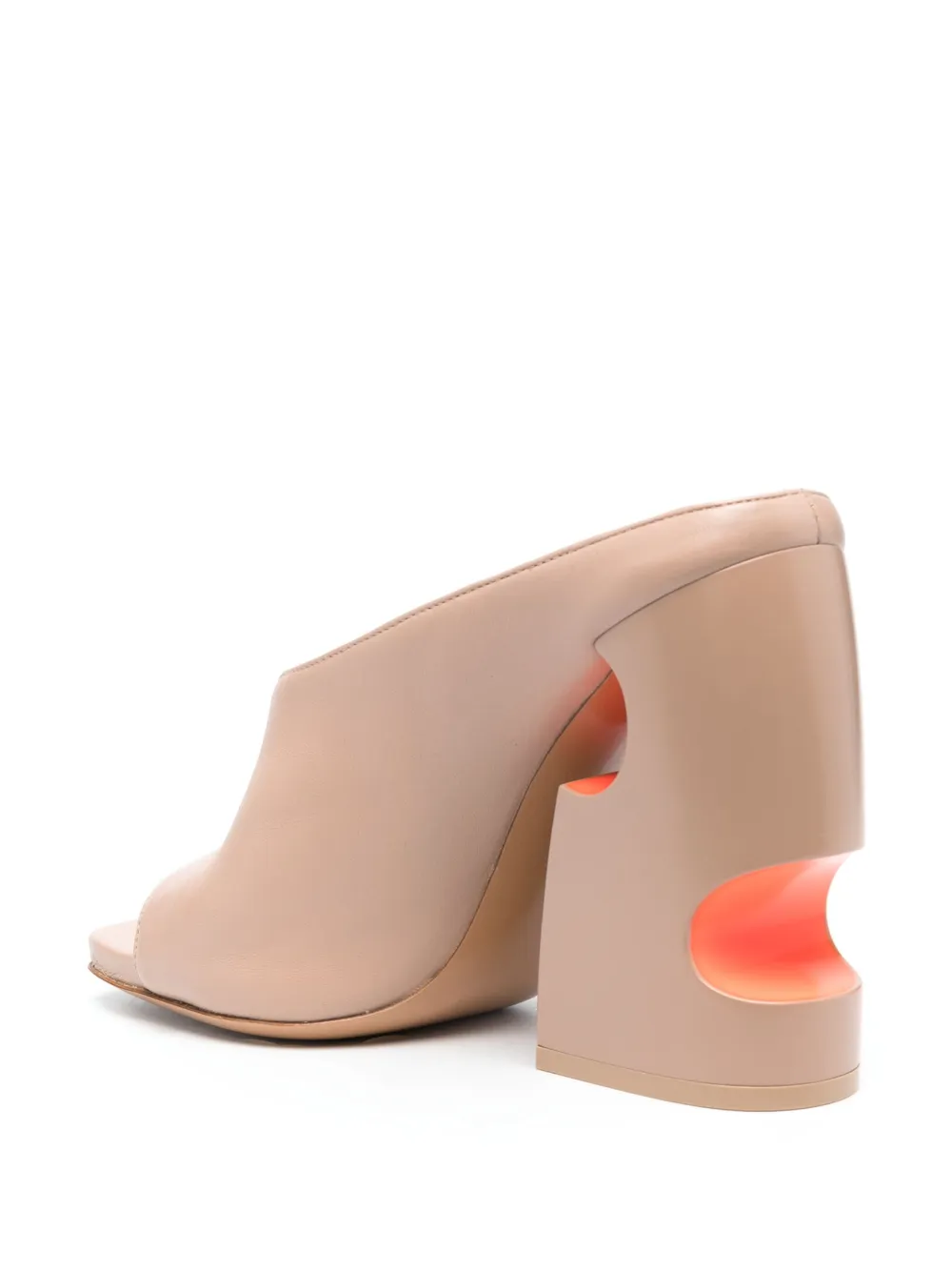 Women Off-White Pop Meteor 110mm Block Mules 3 Women Off-White Pop Meteor 110mm Block Mules - Image 3