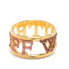 Women Off-White Logo-detail Crystal-embellished Ring