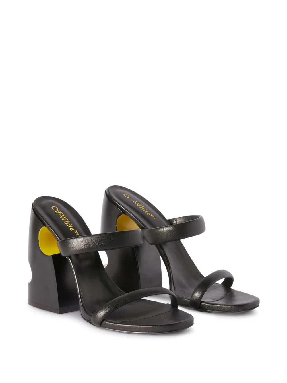 Women Off-White Pop Meteor Cut-out Mules 2 Women Off-White Pop Meteor Cut-out Mules - Image 2