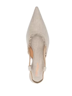 Women Off-White Pop Lollipop Slingback Pumps -Off-White 19321470 45067217 1000