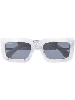 Women Off-White Boston Logo-plaque Sunglasses