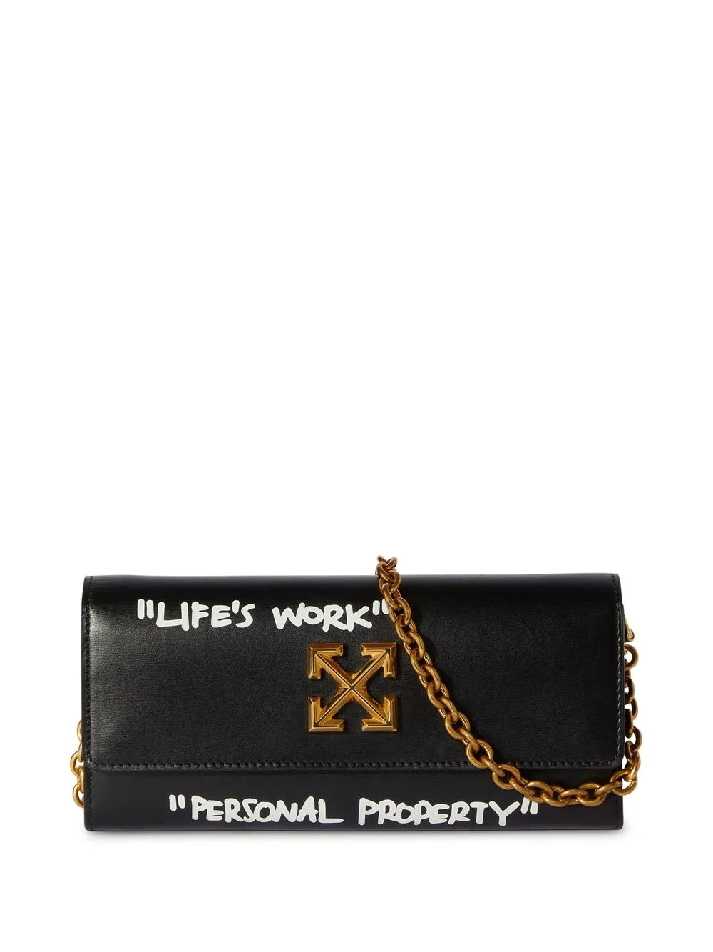 Women Off-White Jitney Slogan-print Wallet 1 Women Off-White Jitney Slogan-print Wallet