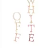 Women Off-White Logo-engraved Crystal-embellished Earrings