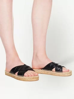 Women Off-White Diag Lea Criss-cross Espadrilles -Off-White 19322239 44215340 1000