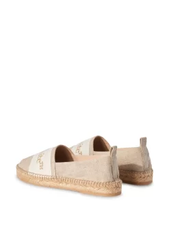 Women Off-White Bookish Canvas Espadrilles -Off-White 19322244 44213845 1000
