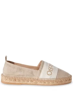 Women Off-White Bookish Canvas Espadrilles