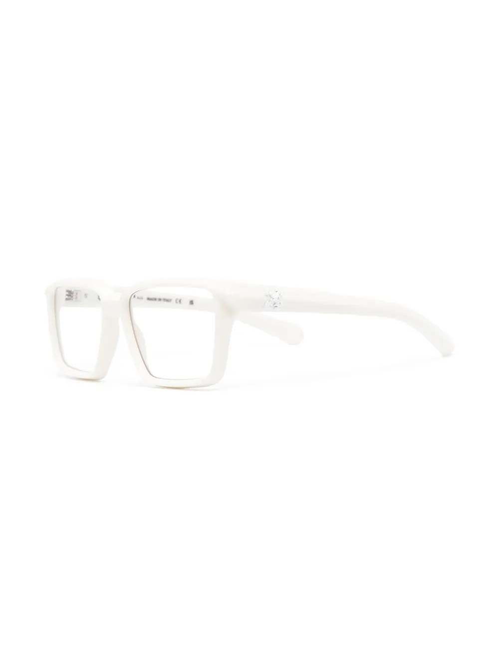 Women Off-White Rectangle-frame Optical Glasses 2 Women Off-White Rectangle-frame Optical Glasses - Image 2