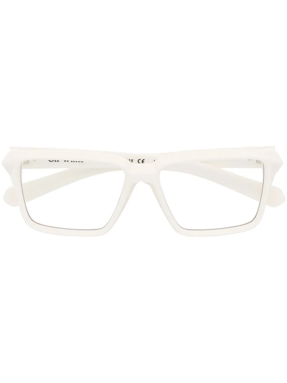 Women Off-White Rectangle-frame Optical Glasses 1 Women Off-White Rectangle-frame Optical Glasses