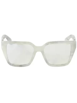 Women Off-White Square-frame Optical Glasses