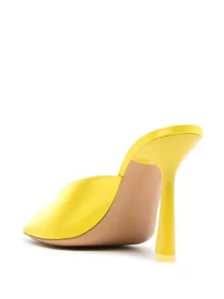 Women Off-White Pop Lollipop 100mm Satin Mules -Off-White 19327764 44840139 1000