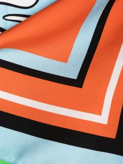 Women Off-White Logo-print Silk Scarf 5 Women Off-White Logo-print Silk Scarf -Off-White 19328651 44189185 1000