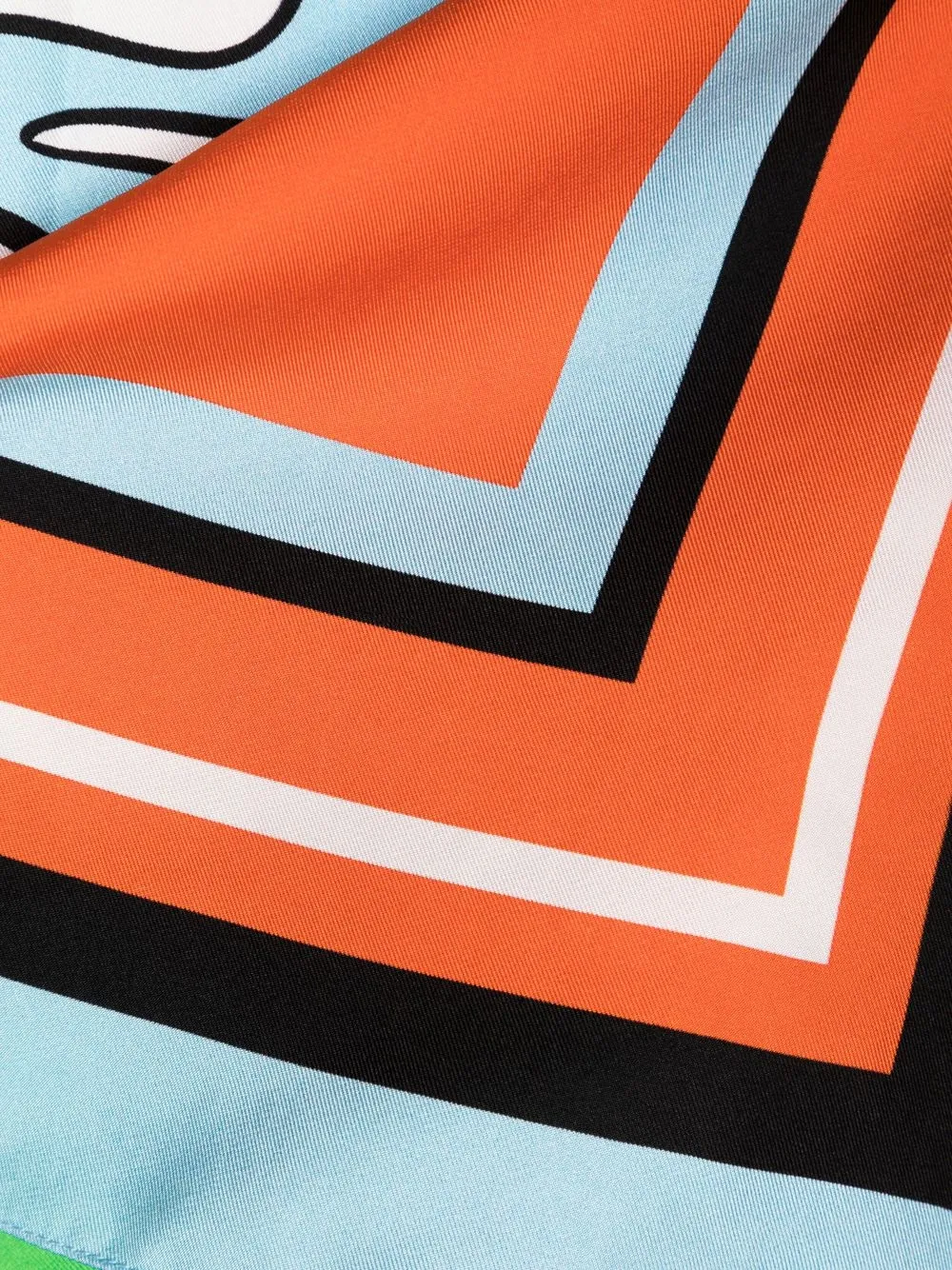 Women Off-White Logo-print Silk Scarf 3 Women Off-White Logo-print Silk Scarf - Image 3