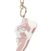 Women Off-White Leather Sneaker Keyring