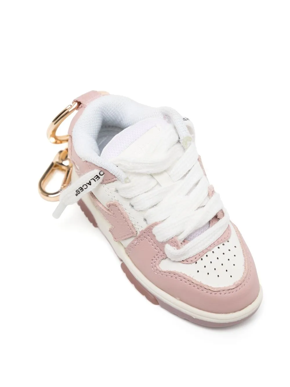 Women Off-White Leather Sneaker Keyring 2 Women Off-White Leather Sneaker Keyring - Image 2