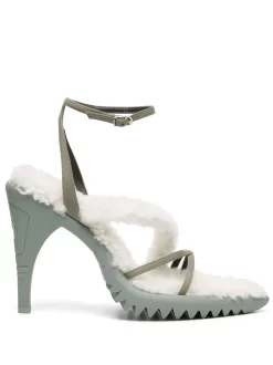 Women Off-White Allen Shearling Sandals