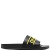 Men Off-White Logo-print Leather Slides