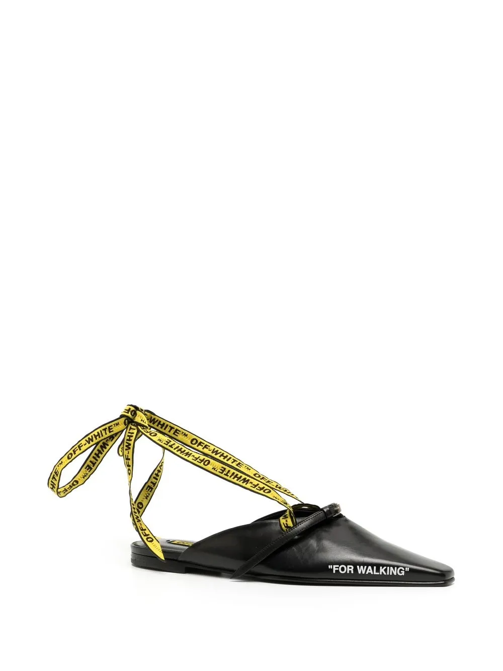 Women Off-White Slip-on Ballet Pumps 2 Women Off-White Slip-on Ballet Pumps - Image 2