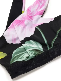 Women Off-White Floral-print Bikini -Off-White 19426516 43295751 1000
