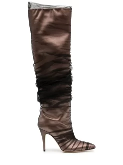 Women Off-White C/O Jimmy Choo Elisabeth 100 Tulle Boots