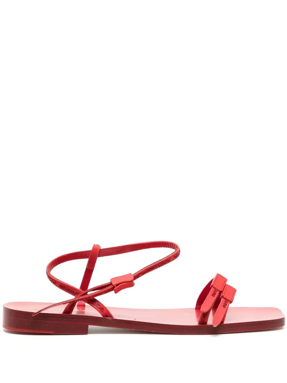 Women Off-White Ankle Strap Sandals 1 Women Off-White Ankle Strap Sandals