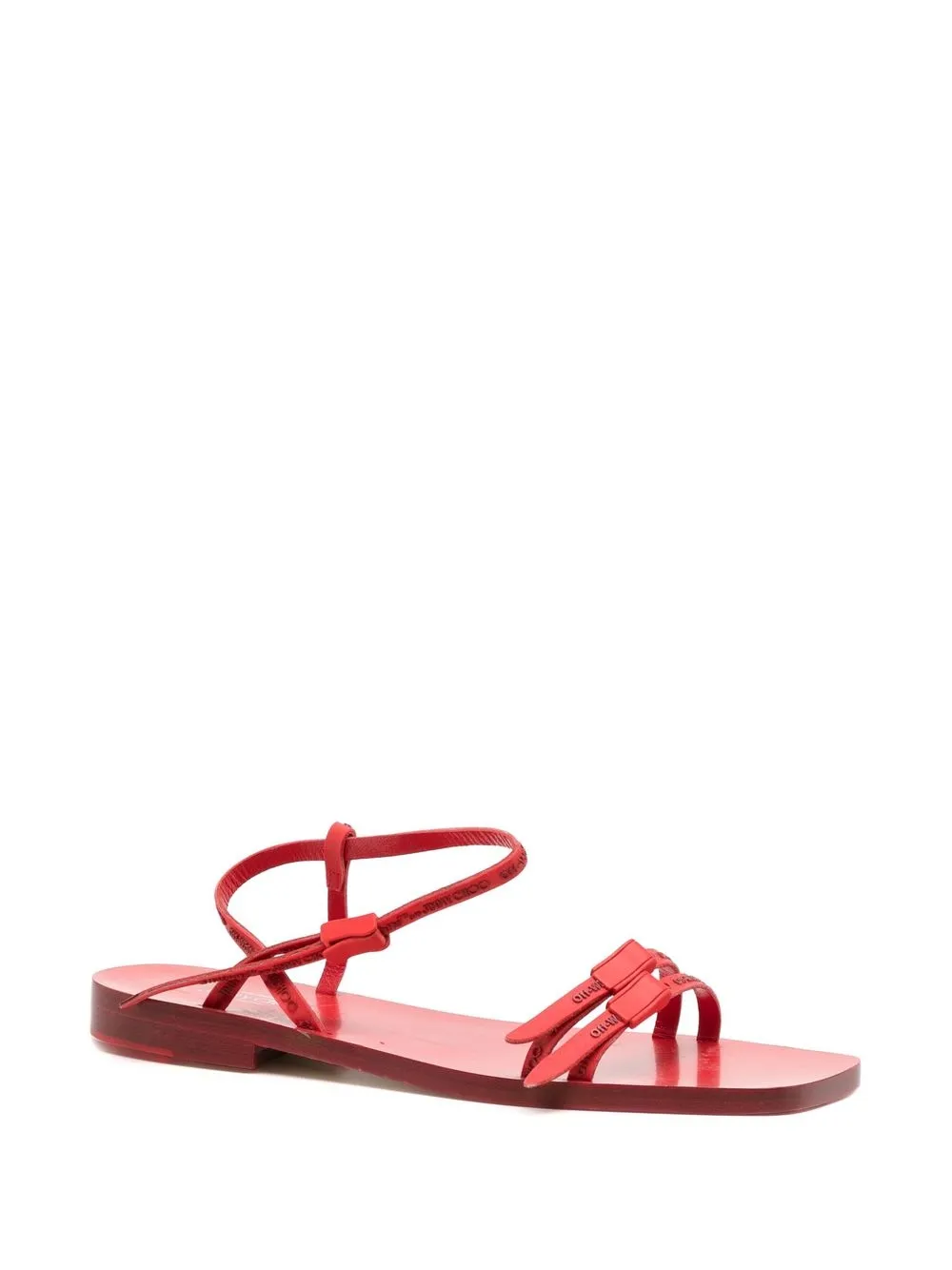 Women Off-White Ankle Strap Sandals 2 Women Off-White Ankle Strap Sandals - Image 2