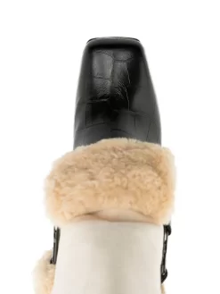 Women Off-White Printed Knee-high Boots -Off-White 19427208 43269638 1000