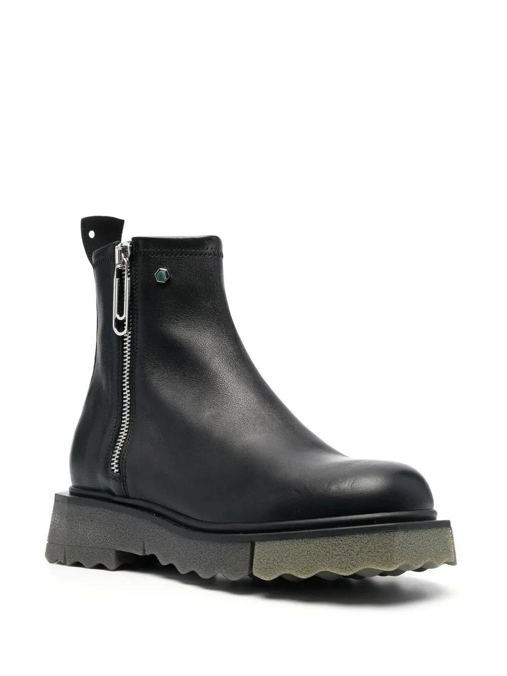 Men Off-White Sponge-effect Ankle Boots 2 Men Off-White Sponge-effect Ankle Boots - Image 2