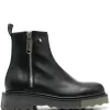 Men Off-White Sponge-effect Ankle Boots