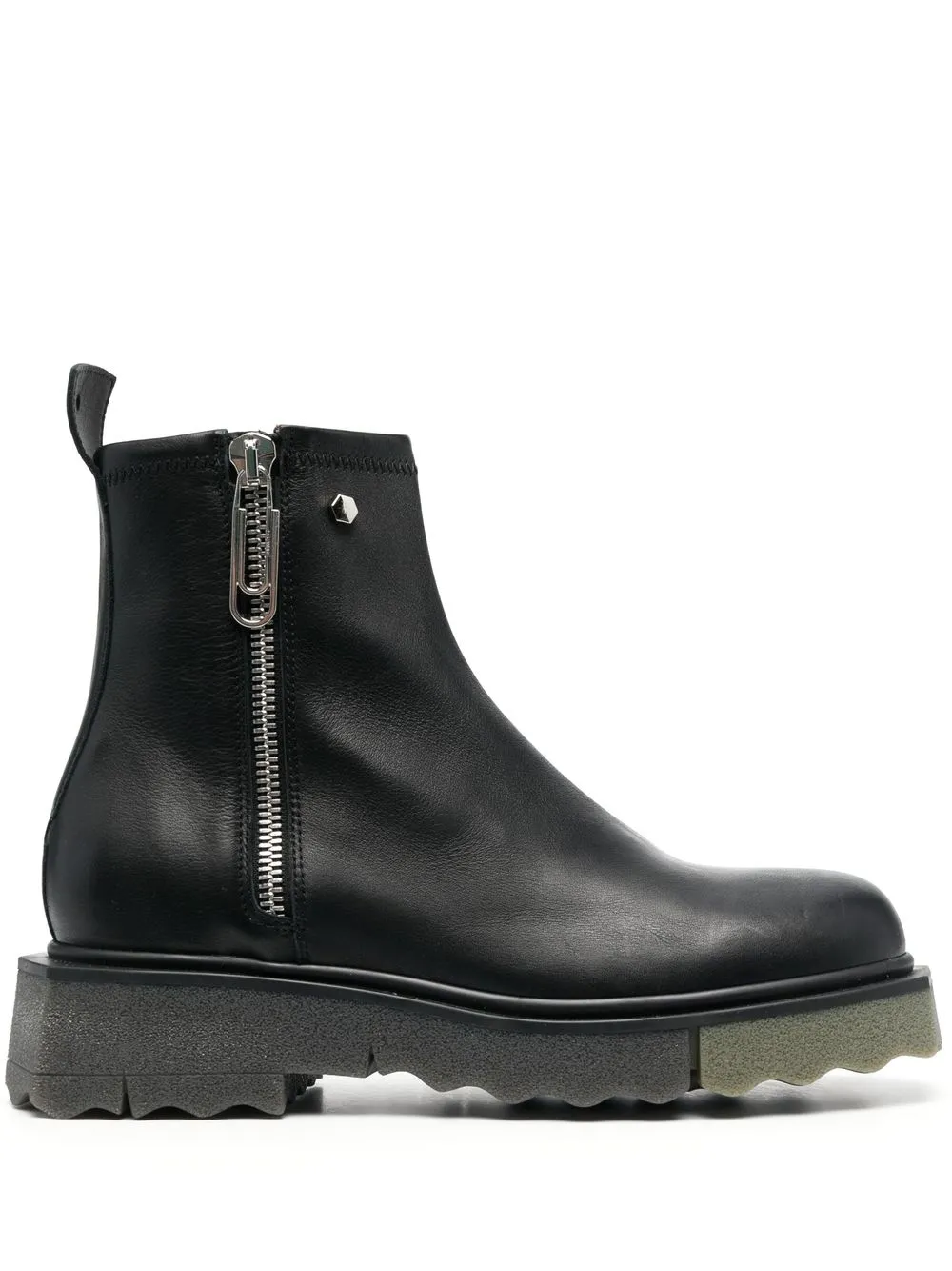 Men Off-White Sponge-effect Ankle Boots 1 Men Off-White Sponge-effect Ankle Boots