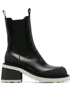 Women Off-White Sponge-sole Chelsea Boots