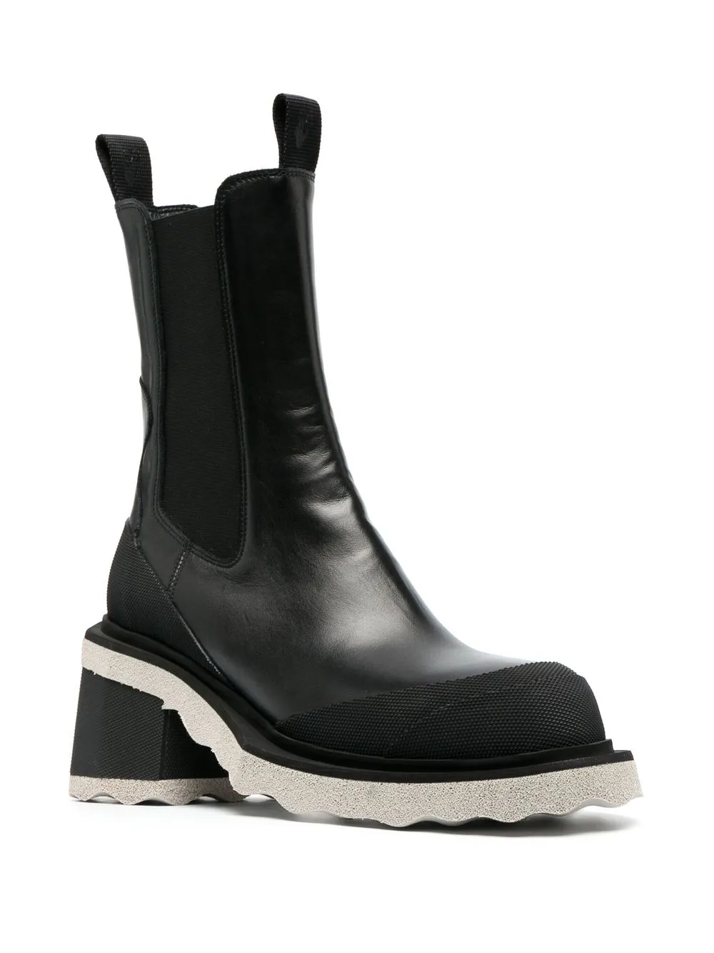 Women Off-White Sponge-sole Chelsea Boots 2 Women Off-White Sponge-sole Chelsea Boots - Image 2