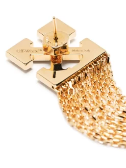 Women Off-White Arrows Chain Post-back Earrings -Off-White 19488904 43504764 1000
