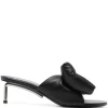 Women Off-White Allen Bow-detail Leather Mules