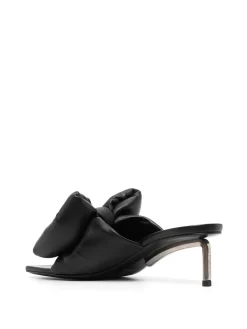 Women Off-White Allen Bow-detail Leather Mules -Off-White 19489385 43586250 1000