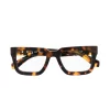 Women Off-White Tortoiseshell Square-frame Optical Glasses