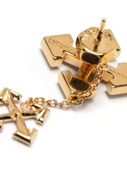 Women Off-White Arrows Drop Earrings -Off-White 19598461 43784272 1000