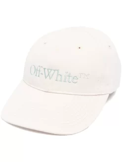 Women Off-White Embroidered-logo Baseball Cap