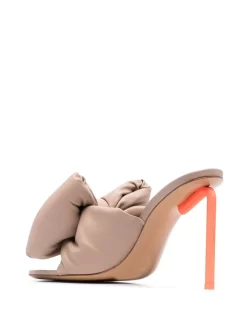 Women Off-White Allen 110mm Oversize-bow Sandals -Off-White 19612579 43966800 1000