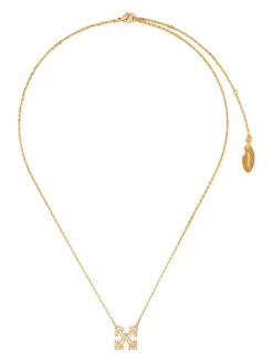 Women Off-White Arrows Crystal-embellished Necklace 5 Women Off-White Arrows Crystal-embellished Necklace -Off-White 19628829 44006404 1000
