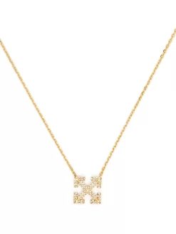 Women Off-White Arrows Crystal-embellished Necklace