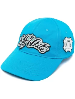 Women Off-White Logo-patch Six-panel Cap