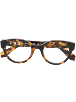 Women Off-White Arrows Tortoise Glasses